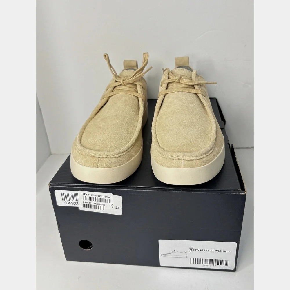 Everlane Tan Suede Leather Platform‎ Trainer Sneaker Loafer 10 Preppy Outdoor